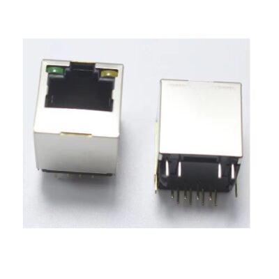 JACK RJ45 8P8C METAL C/LED VERTICAL